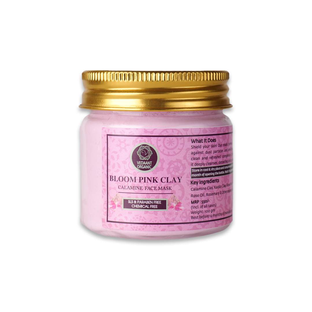 Bloom Pink Clay Face Mask