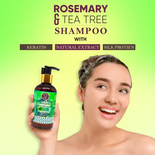 Rosemary & Tea Tree Shampoo with Natural Extract