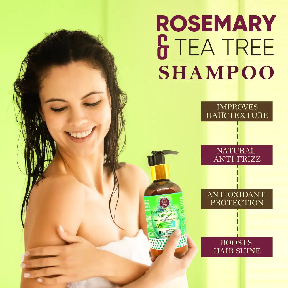 Rosemary & Tea Tree Shampoo with Natural Extract