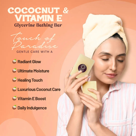 Coconut & Vitamin E Glycerine Bathing Bar