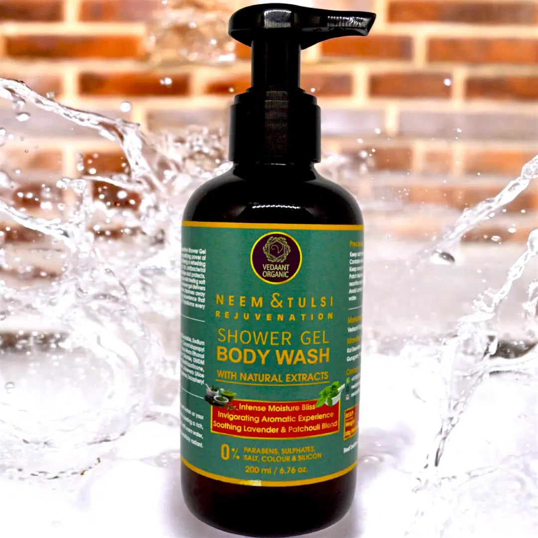 Neem & Tulsi Rejuvenation Shower Gel/Body Wash with Aloe Vera Extracts