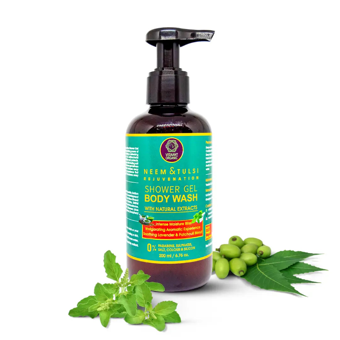 Neem & Tulsi Rejuvenation Shower Gel/Body Wash with Aloe Vera Extracts