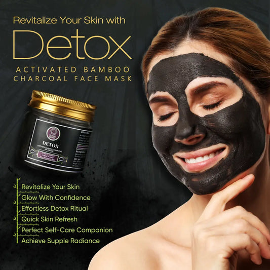 Detox Activated Bamboo Charcoal Face Mask