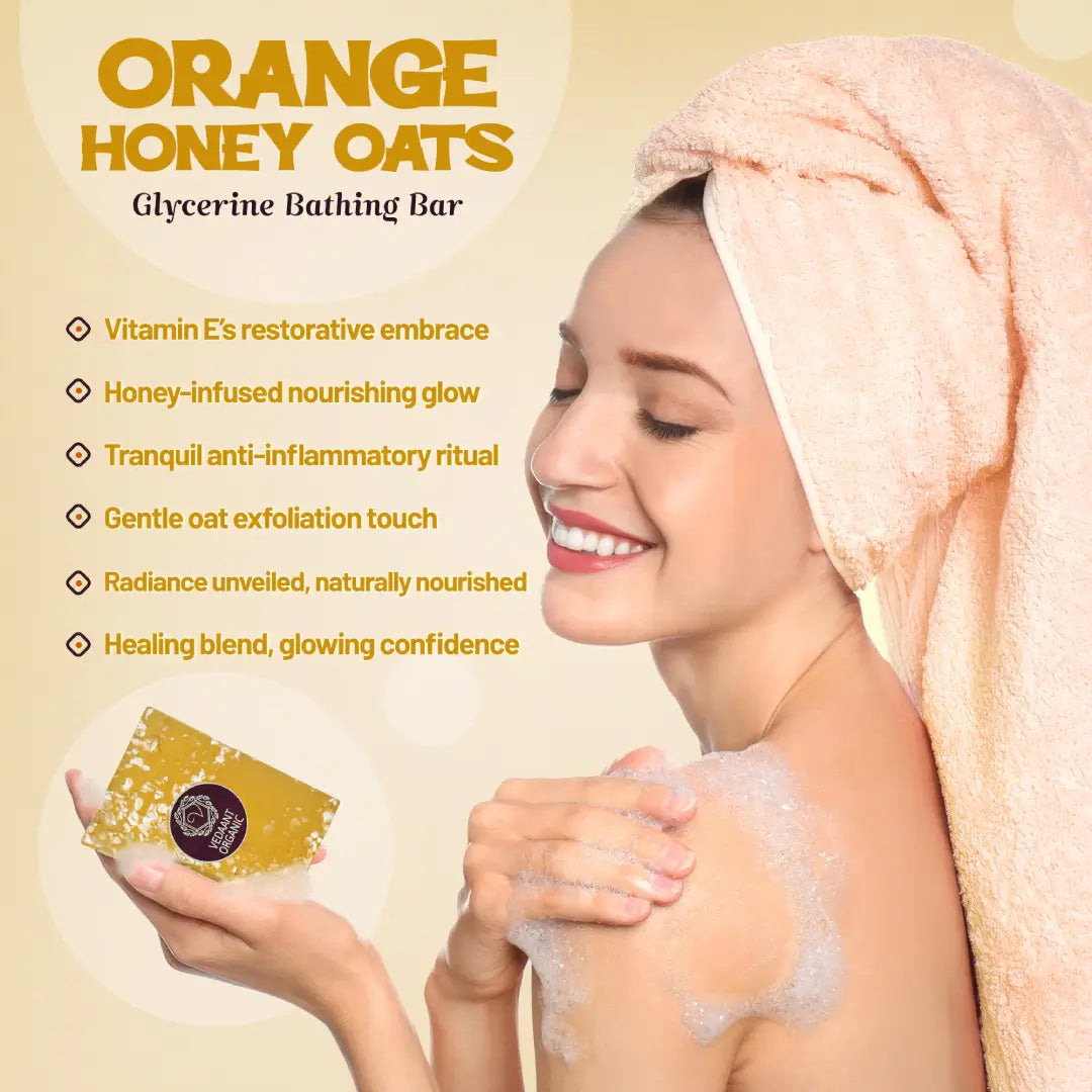 Orange & Honey Oats Glycerine Bathing Bar