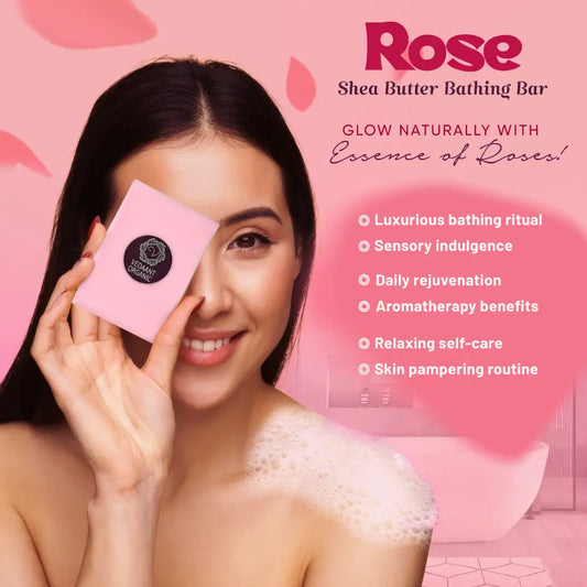 Rose Shea Butter Bathing Bar